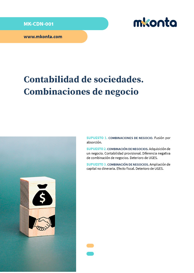 contabilidad de sociedades y combinación de negocio para oposiciones
