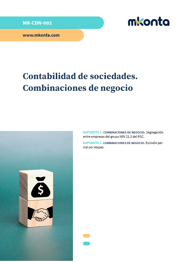 ejercicios de contabilidad de sociedades y combinaciones de negocio para oposiciones