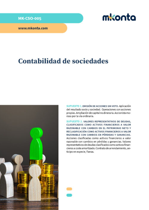 supuestos de contabilidad para sociedades para oposiciones