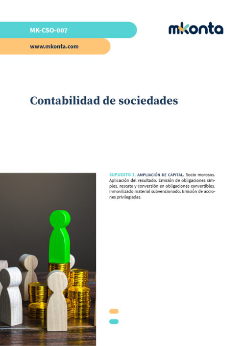 supuesto de contabilidad de sociedades