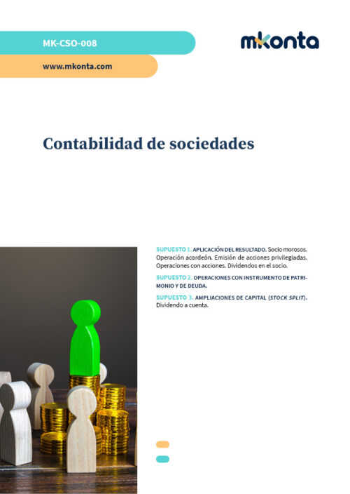 supuesto de contabilidad de sociedades