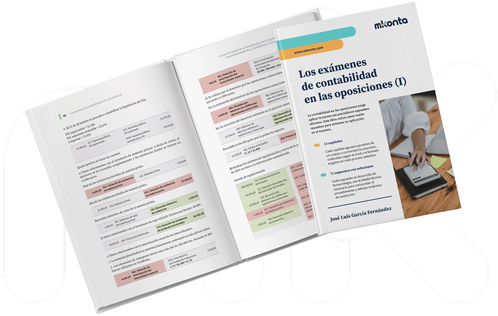 libro de exámenes de contabilidad para oposiciones