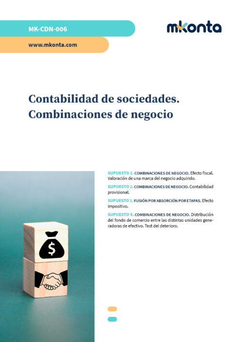 examen de contabilidad de sociedades y combinaciones de negocio