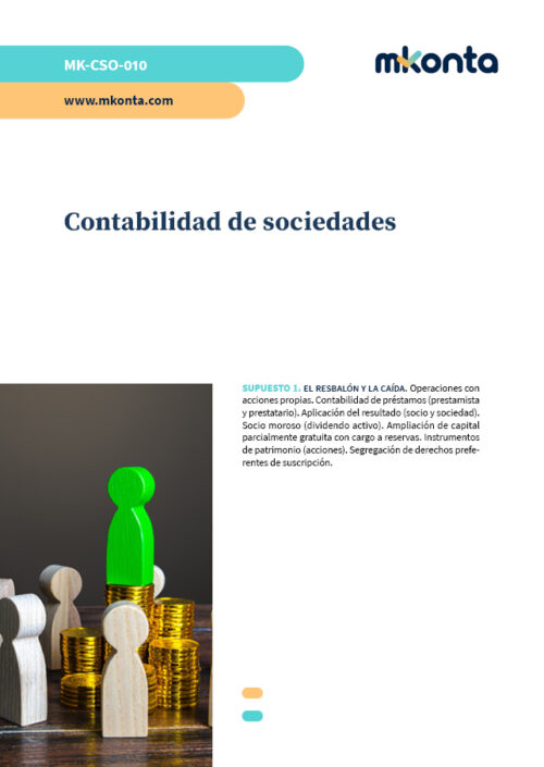 supuesto de contabilidad de sociedades