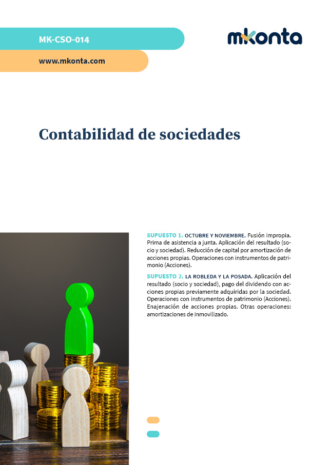 supuesto practico de contabilidad de sociedades