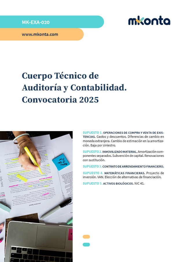 Examen de cuerpo técnico de auditoría y contabilidad 2025