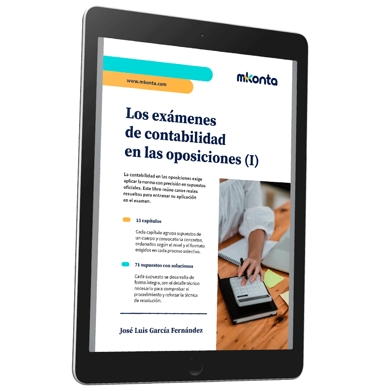 Exámenes de material contable para oposiciones de hacienda y Seguridad Social