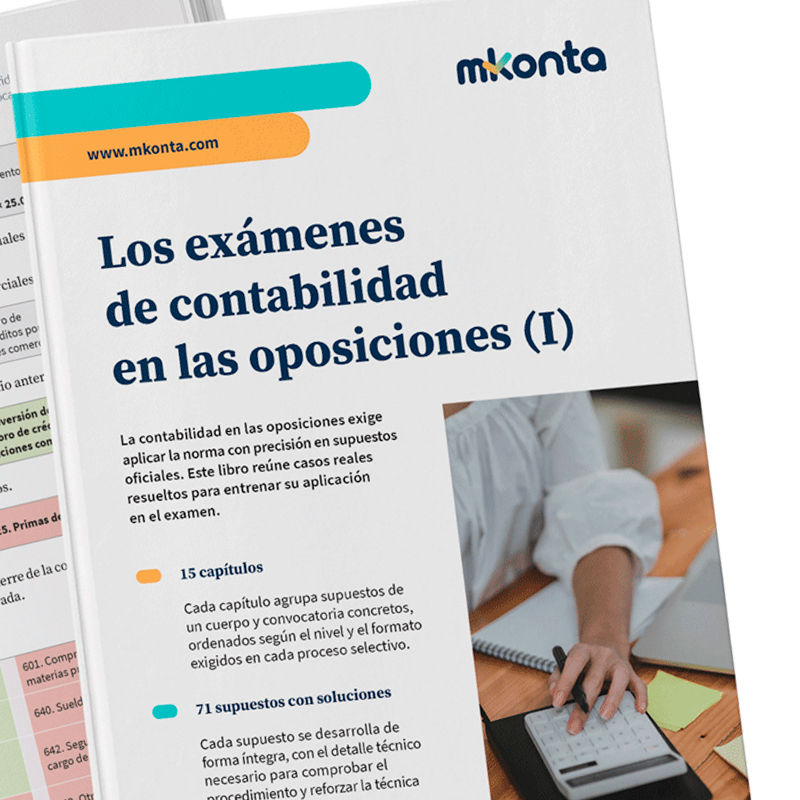Libros de material contable para oposiciones de hacienda y Seguridad Social